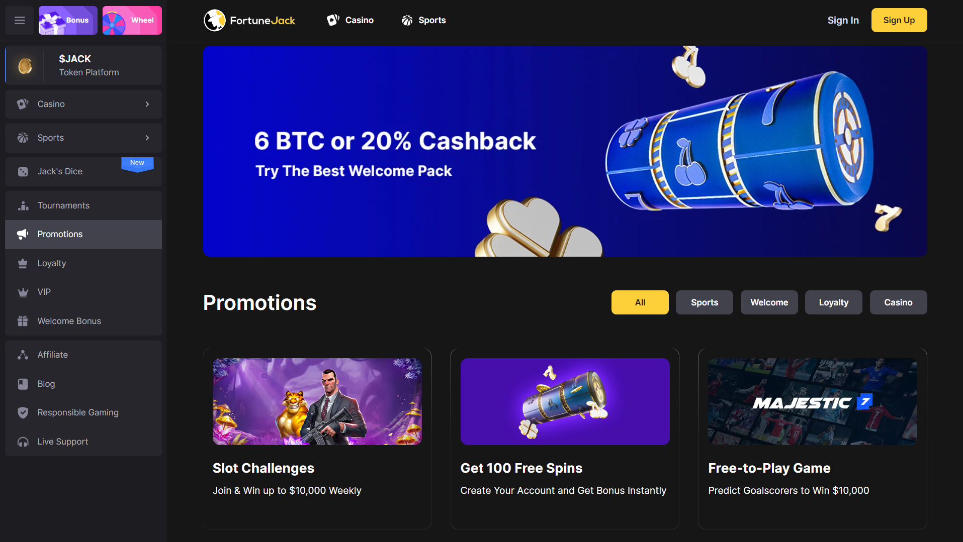 Types of Cashback Bonuses at Crypto Casinos