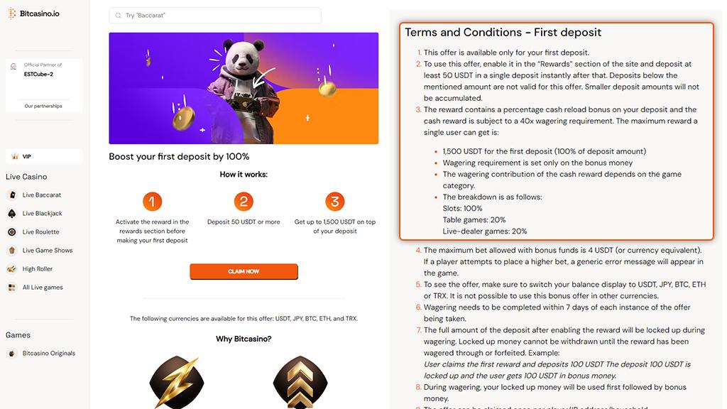 Crypto Casino Bonus Terms and Conditions: Minimum Deposit Amount