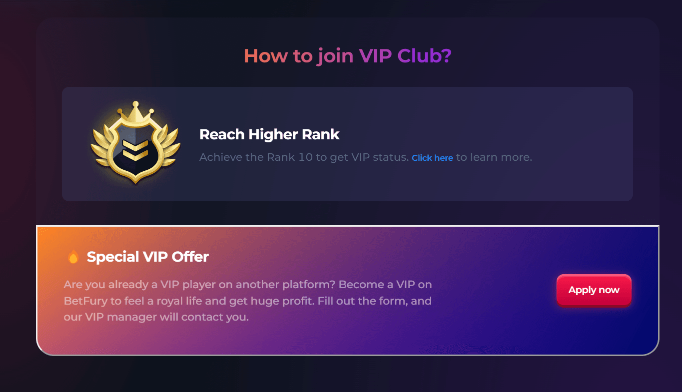 Casino VIP Program: Eligibity Criteria