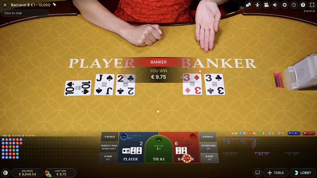 Live Casino Baccarat