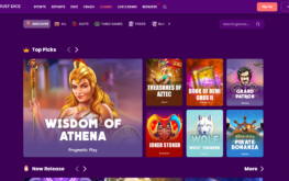 TrustDice Casino Games Lobby